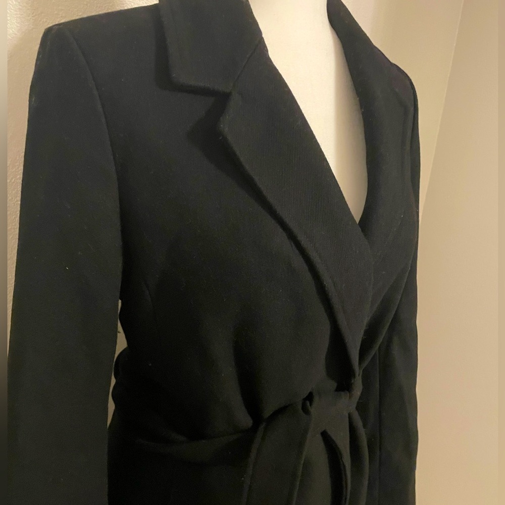 Express Wool-Blend Wrap Front Coat Size XS